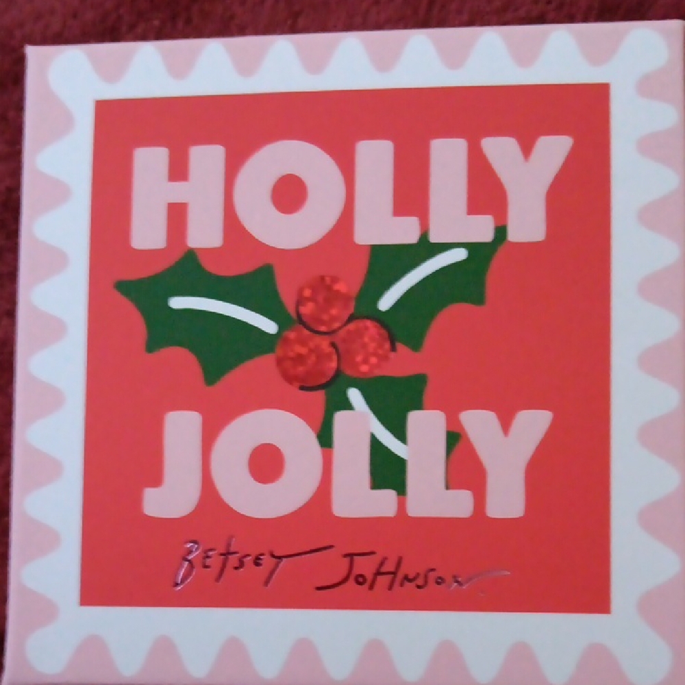 Betsey Johnson Festive Green and Gold Tree Earrings - Picture 2 of 3